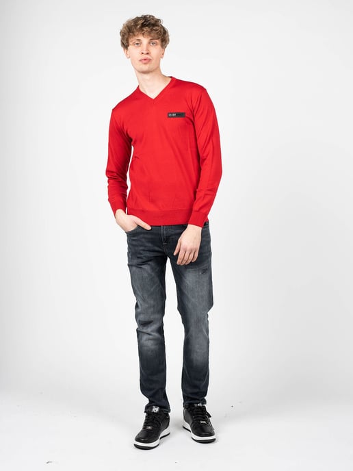 Plein Sport Pullover Merino Herren rot - Image 2