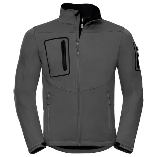 Russell - Softshelljacke für Herren - Sport (Titanium-Grau) - Image 1