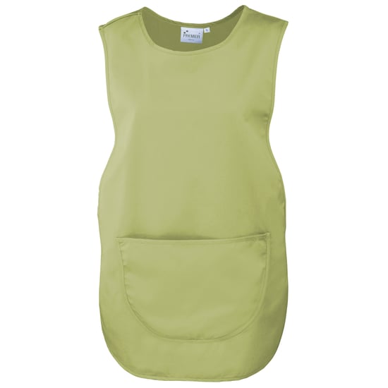 Premier Ladies/Womens Pocket Tabard (Pack of 2) (Lime)