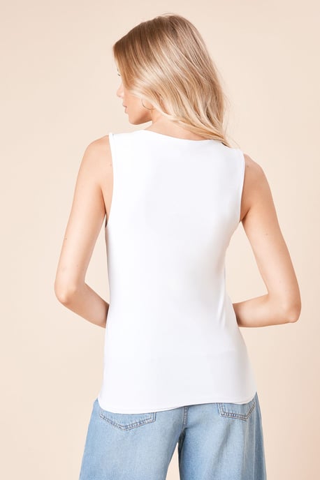 Double Layer Square Neck Vest