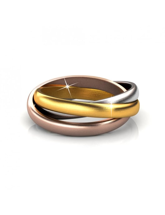 3 Reiche Ring - Silber und Kristall - Image 5