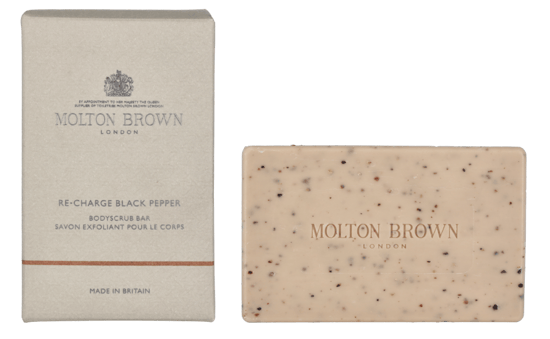 M.Brown Re-Charge Schwarzer Pfeffer Körperpeeling Bar 250 g - Image 1