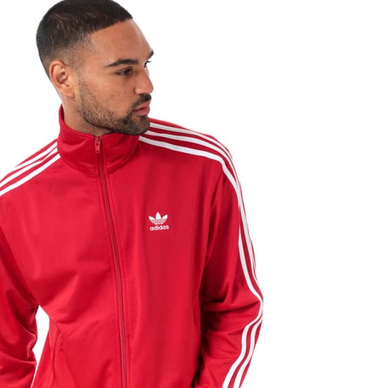 Men's adidas Originals Firebird Track Top in Red