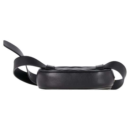 Gucci Matelassé GG Marmont Gürteltasche aus schwarzem Leder - Image 4