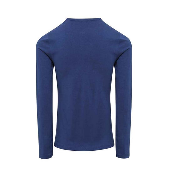Premier Womens/Ladies Long John Plain Roll Sleeve T-Shirt (Indigo Denim)