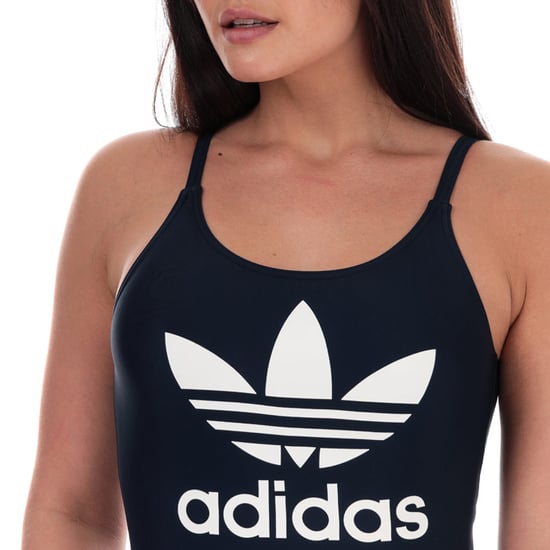 Women's adidas Originals Trefoil Swimsuit Navy 12in Navy
