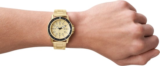 Armani Exchange Leonardo Gold Herren Armbanduhr AX1854 - Image 3