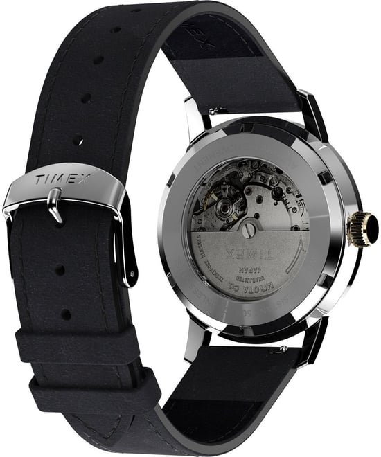 Timex Marlin Automatik Herren Schwarz Uhr TW2W33900 - Image 4