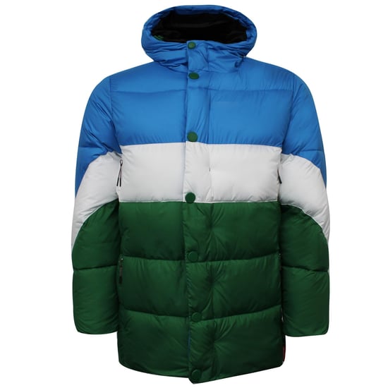 Hunter Original Puffer Herren Blau/Grüne Jacke - Image 1