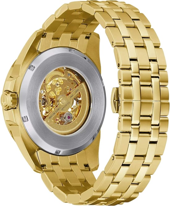Bulova Sutton Automatik-Herrenuhr Gold 97A162 - Image 2