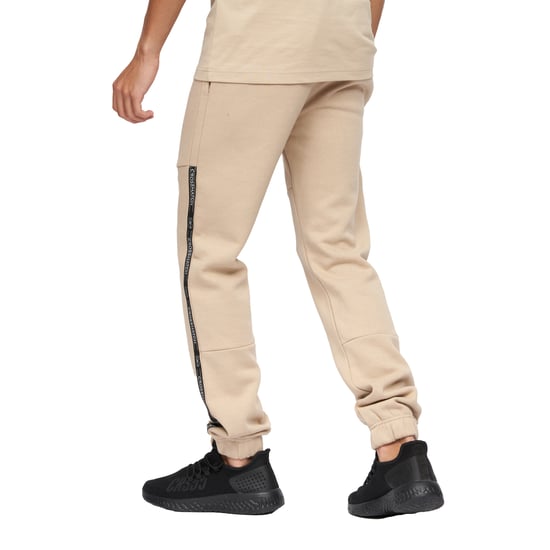 Crosshatch - "Apollo" Jogginghosen für Herren (Steinfarben) - Image 4
