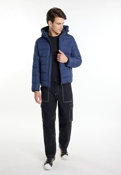 Mo Wattierte Winterjacke Herren Marine - Image 2