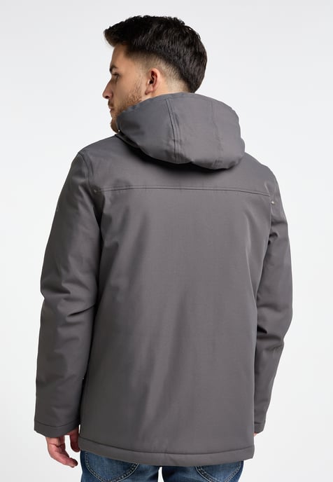 ICEBOUND Wattierte Winterjacke Herren Steingrau - Image 3