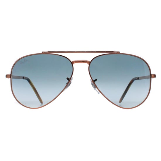 Ray-Ban Aviator Unisex poliert Rose Gold blau abgestuft RB3625 neu Aviator - Image 1