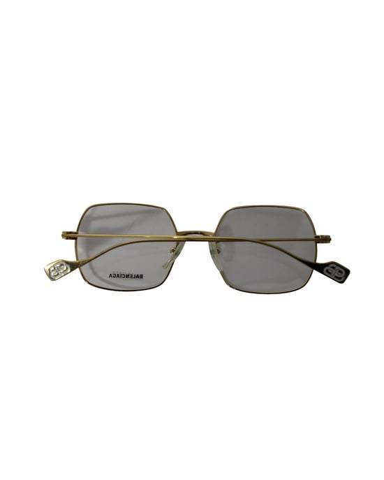 Balenciaga BB0090O 003 Quadratische Sonnenbrille aus Goldmetall - Image 5