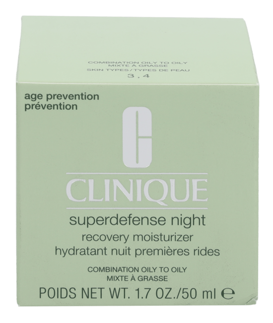 Clinique Superdefense Nacht Erholung Feuchtigkeitscreme 50ml - Image 2