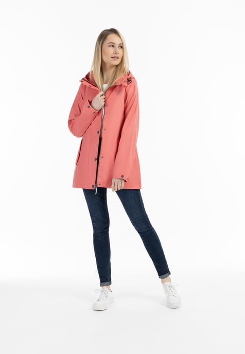 Schmuddelwedda Regenjacke Damen Korallenrosa-271 - Image 2