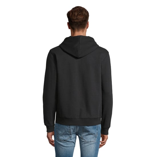 SOLS - "Spike" Hoodie mit durchgehendem Reißverschluss für Herren (Schwarz) - Image 2