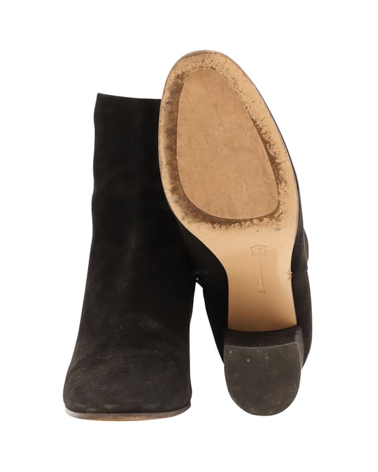 Gianvito Rossi Knöchelstiefeletten aus schwarzem Wildleder - Image 5