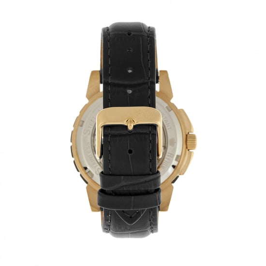 Reign Philippe Automatik Skelett-Lederarmbanduhr - Image 2