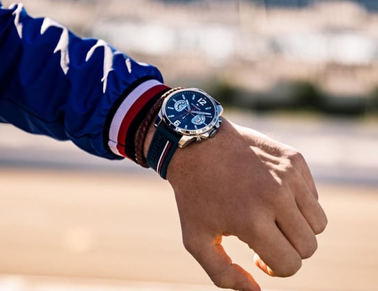 Tommy Hilfiger Cool Sport Herren Uhr Blau 1791476 - Image 4