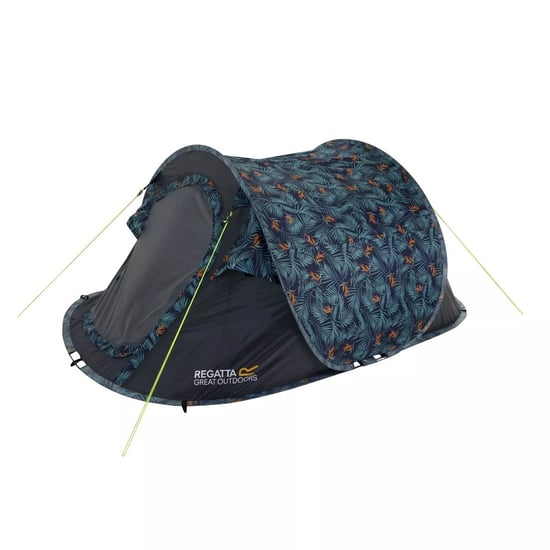 Regatta Malawi Hawaiian 2 Person Pop-Up Tent (Navy/Grey/Orange)