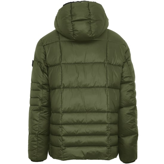 Plein Sport Small Circle Logo gesteppte grüne Jacke - Image 2