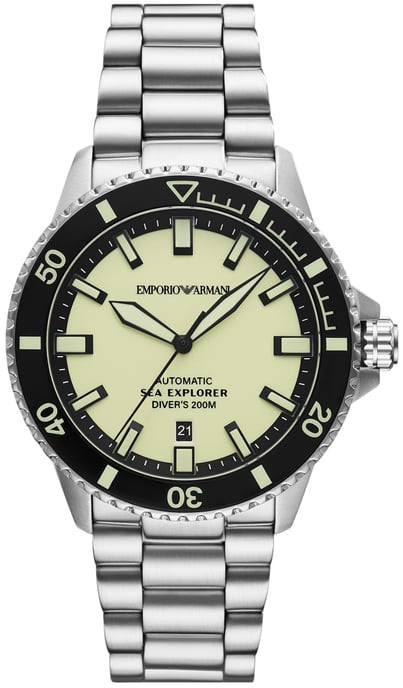 Emporio Armani Sea Explorer Herren-Silberuhr AR60083 - Image 1