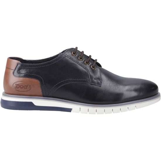 Pod Cillian Leder Herren Schnürschuhe Navy - Image 5