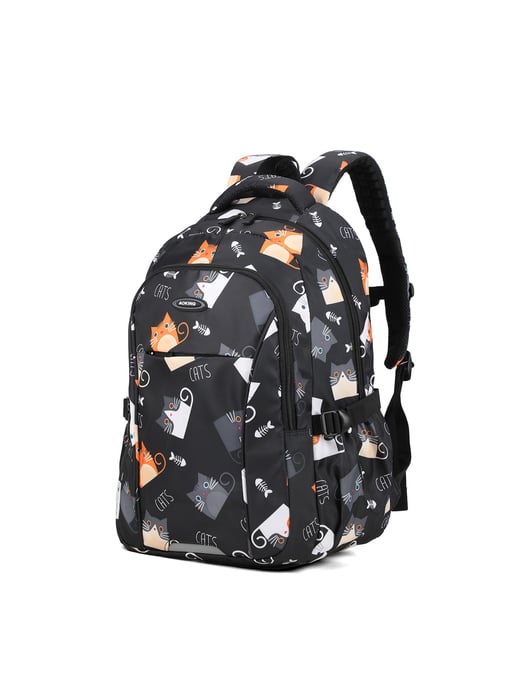Aoking Rucksack Unisex BLACK - Image 2