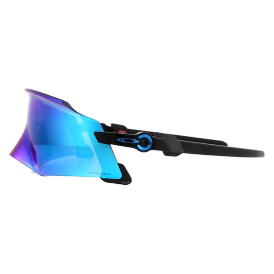 Oakley Wrap Herren Poliert Schwarz Prizm Sapphire Sonnenbrille - Image 3
