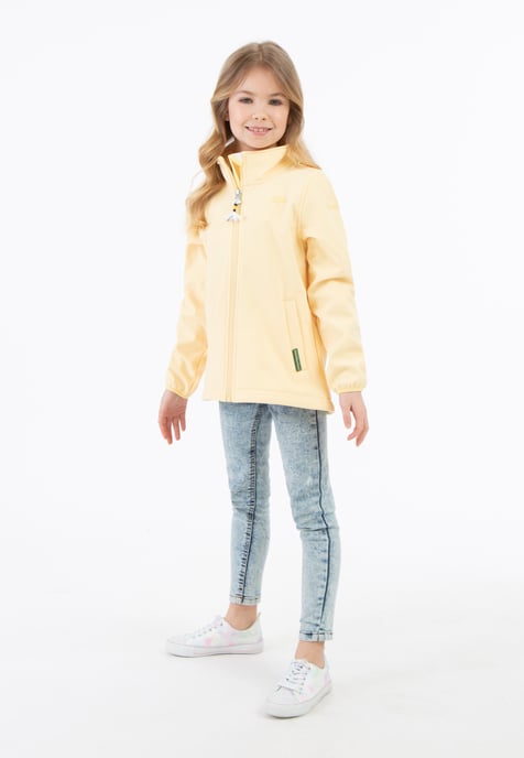 Schmuddelwedda Softshelljacke - recyceltes Material Mädchen Vanille-280 - Image 2