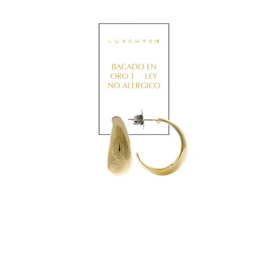 Luxenter-Ohrringe aus 18 Karat Gelbgold - Ami - Image 2