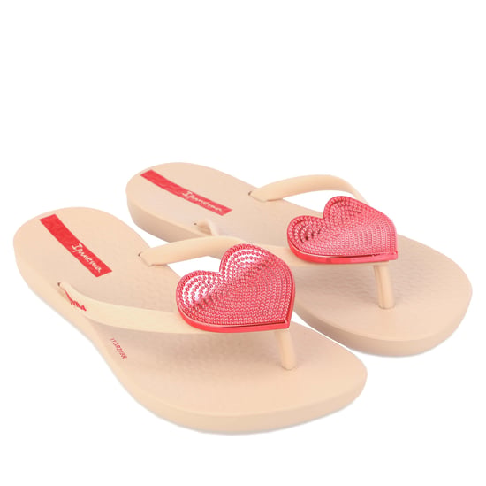 Girl's Ipanema Maxi Hear Beach Shoe in Blush