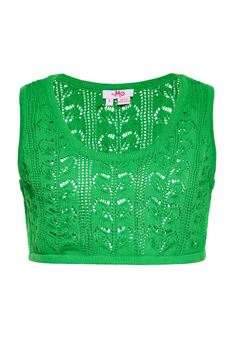 Mymo Crop-Top Damen grün - Image 1