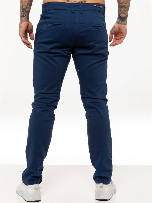 Enzo Herren Slim Fit Stretch Chinos - Image 4