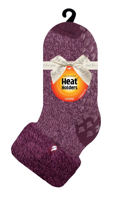 Heat Holders rutschfeste, flauschige Thermo-Slipper-Socken für Damen - Image 2