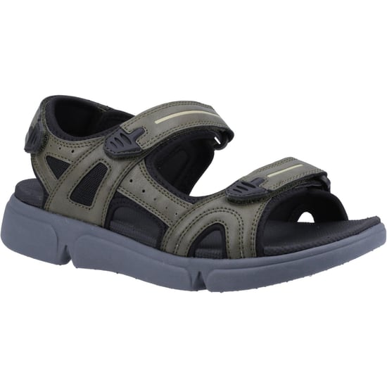 Hush Puppies - Herren Sandalen "Castro" (Khakigrün) - Image 1