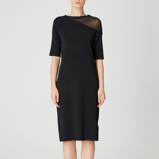 Minimalistisches Jerseykleid mit asymmetrischem Schnitt - Image 5