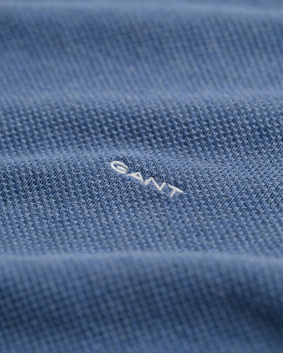 GANT Herren-Pullover aus Baumwoll-Piqué mit Rundhalsausschnitt - Image 4