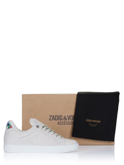 Zadig Voltaire La Flash Folk Beads Schuhe weiß - Image 5
