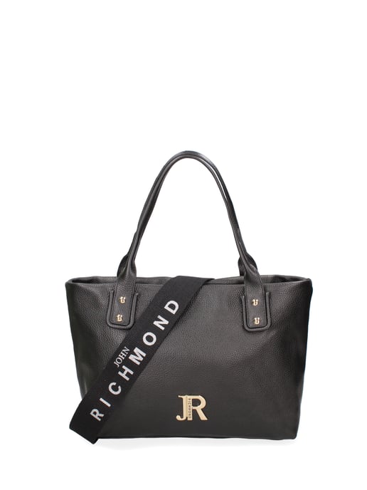 John Richmond Umhängetasche Frauen BLACK AND GOLD - Image 5