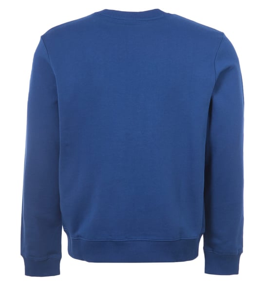 HUGO Duragol Logo Sustainable Crew Neck Sweatshirt - Blue