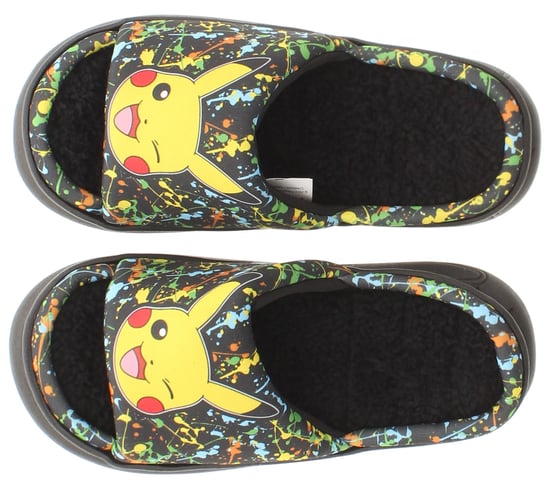 Pokemon Younger Childrens Novelty Slippers Borg  Milo black