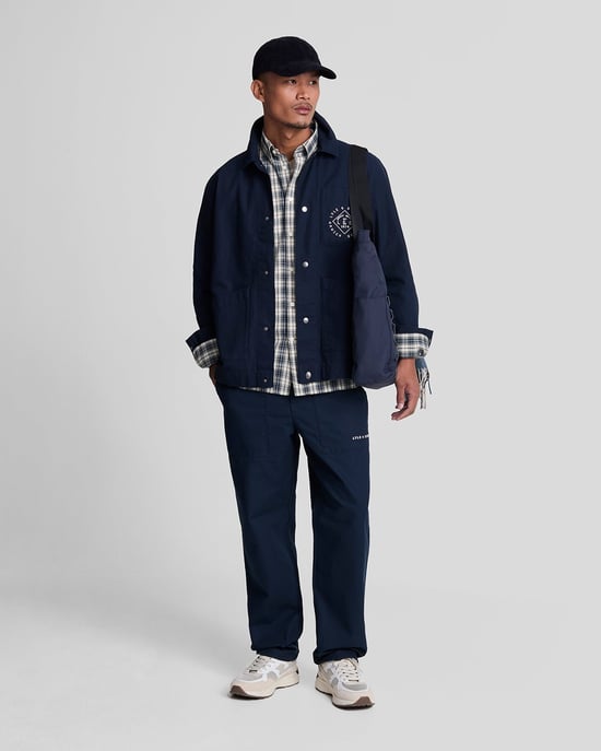 Lyle & Scott � Popeline-Hemd mit verwaschenem Karomuster, Beige - Image 2