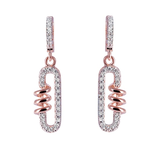 Orphelia 'Gigi' Damen-Set aus 925er Sterlingsilber: Halskette + Ohrringe + Ring – Rosé SET-7438 - Image 3
