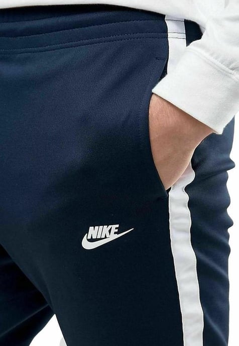 Nike Herren Tribute Kapuzen-Trainingsanzug in Marineblau - Image 6