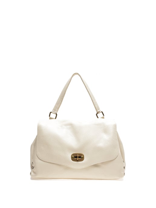 Anna Luchini SS22 AL 1766 Beige Cuir de vachette Sac - Image 1