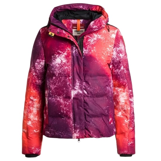 Parajumpers Berry Snow Print Purple Down Jacket