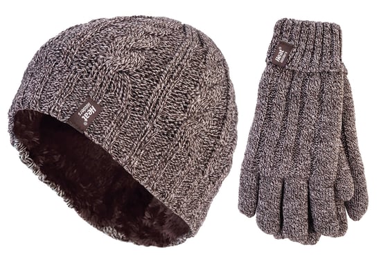 Heat Holders - Damen Mütze & Handschuhe Set für den Winter - Fawn - Image 1